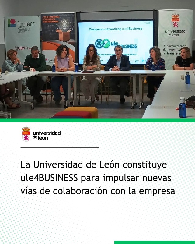 Primer encuentro de ule4BUSINESS entre grupos de investigación y empresas, con la colaboración de FGULEM
